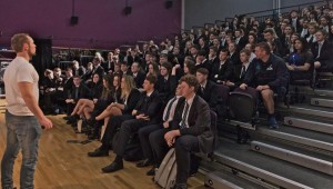 UKs school speaker Cameron Parker inspiring the UK