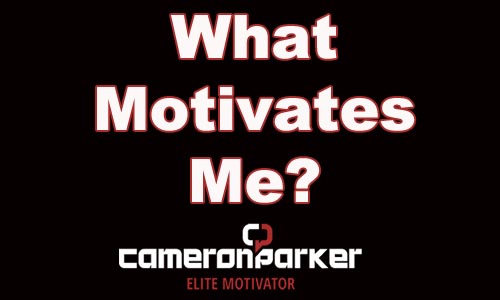 Music Motivation, what motivates school speaker Cameron Parker