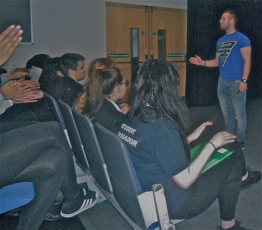 School speaker Cameron Parke - Motivating in Burnley