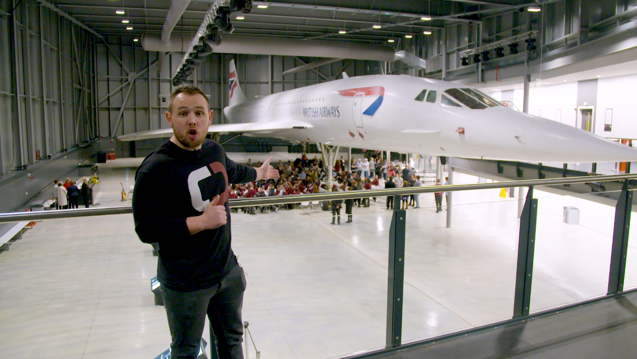 Flying High at Concorde Museum (Video)